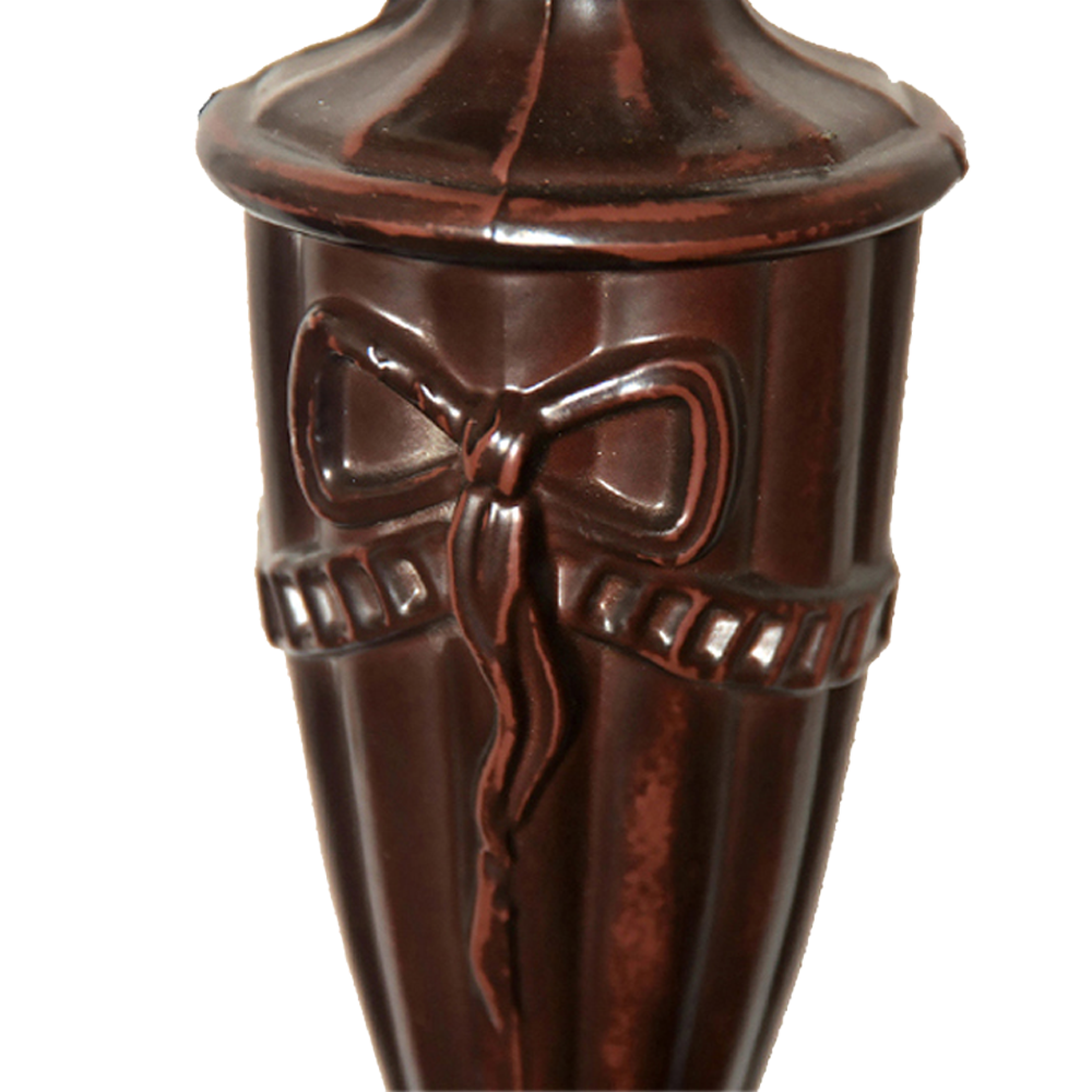 20" Dragonfly & Lotus Tiffany Style Floor Lamp – Handcrafted Stained Glass Art Lamp