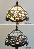 8-Inch Tulips in the Wind Tiffany-Style Small Table Lamp