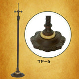 20" Dragonfly & Lotus Tiffany Style Floor Lamp – Handcrafted Stained Glass Art Lamp