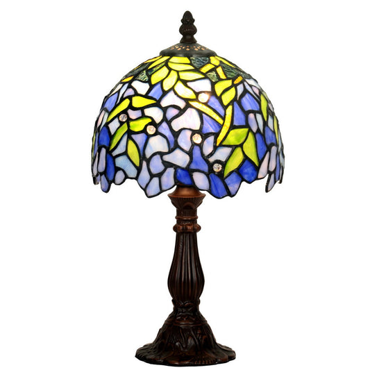 Classical 8" Blue Wisteria Style Tiffany Mini Table Lamp