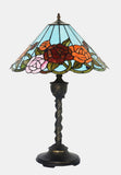 Classical 18" inches Blooming Rose Style Tiffany Table Lamp