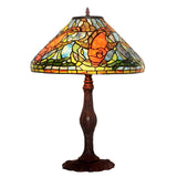 Rare 18" inch Tiffany reproduction  Koi Table Lamp@ONLY 1