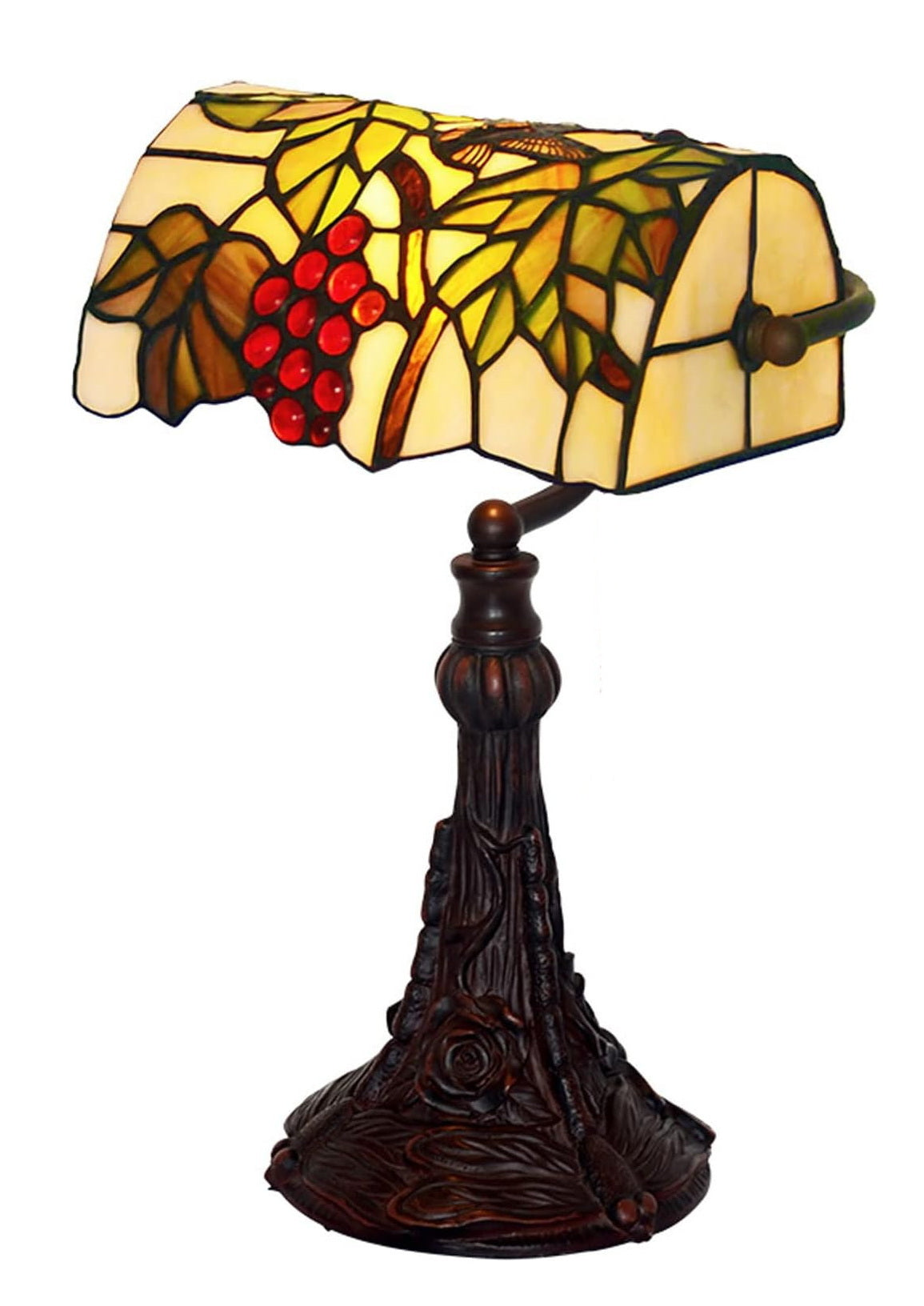 Grape Style Tiffany Banker Lamp