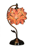 Tiffany Stained Glass Flower Cherry Blossom Petal Table Lamp