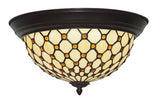 Elegant Bead Tiffany Style  Flush Mount Ceiling Lights