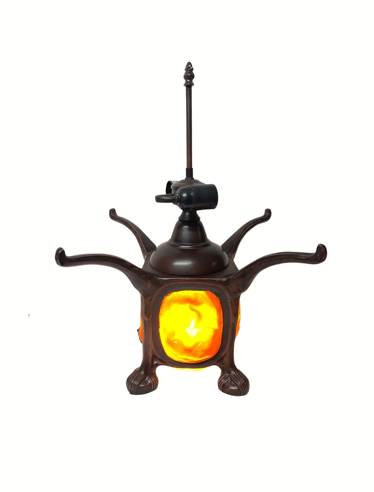 Legend Collection@16" Tiffany Flower Black-Eyed Susan Table Lamp  With "Turtleback Tile" Lighted base