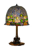 Joanne Tiffany Signature Collection Pond Lily–Inspired Solid Bronze Table Lamp