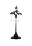 Joanne Tiffany Signature Collection Lotus Pagpda Table Lamp With Bronze Base