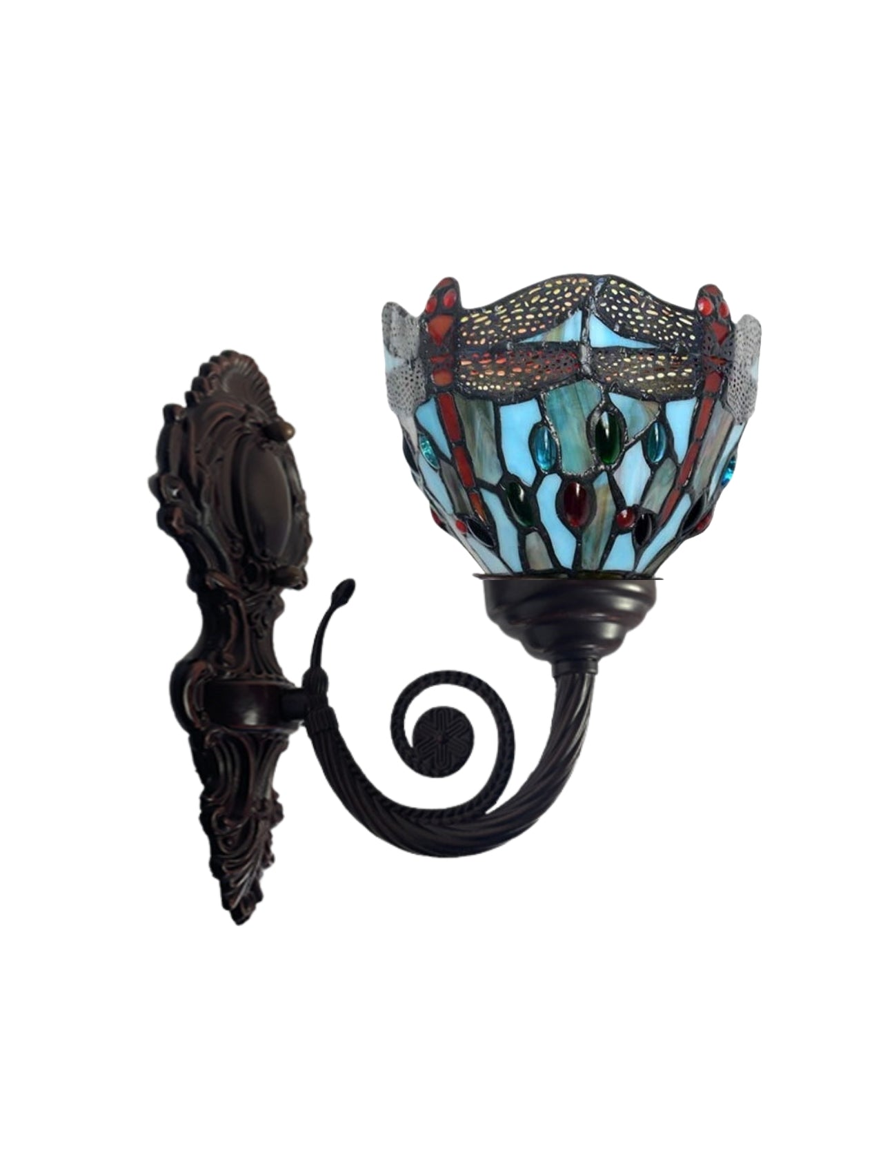 Colorful Dragonfly Tiffany Wall up lights wall Sconce