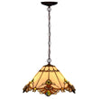 17" Jewel Carousel Stained Glass Tiffany Pendant Light