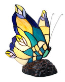 Cute Butterfly  Tiffany Leadlight Stained Glass Art Deco Table Lamp