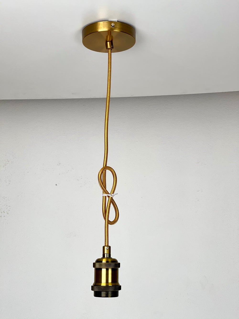 Brass Vintage LED Pendant Lights with oversized spindle shaped smoky color LED Globe Light Bulb Warm Light 4W E27