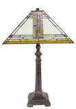 Large Classical Mission Style Tiffany Table Lamp