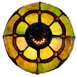 Elegant 8" Bloodstone color  Baroque Style Tiffany Mini Lamp