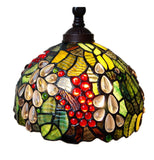 Grape Style Leadlight Stained Glass Bridge Arm Tiffany  Floor Lamp