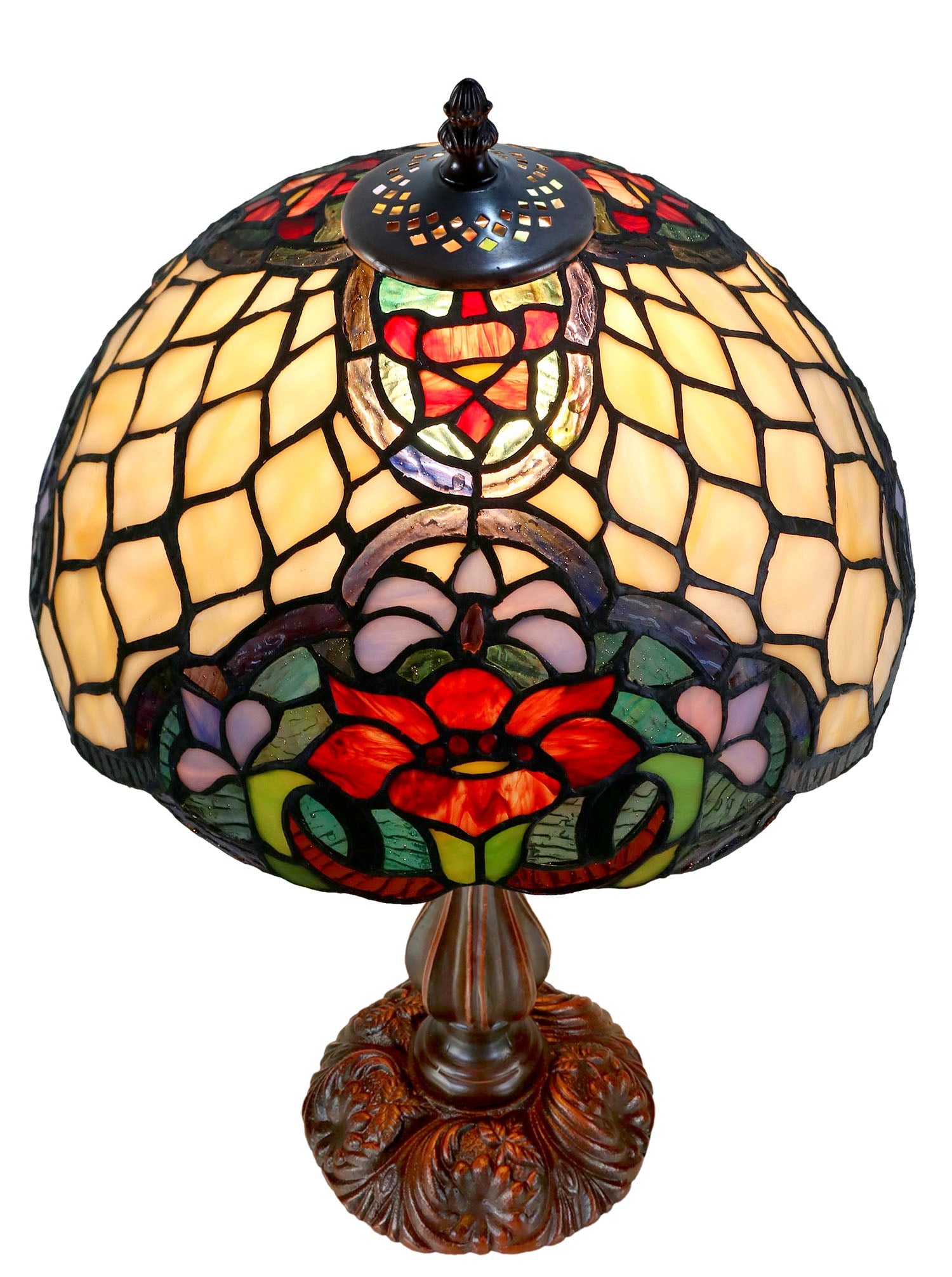 12" Alicia Tiffany Tiffany Bedside Lamp