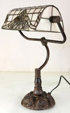 Vienna Baroque Style Tiffany Banker Lamp