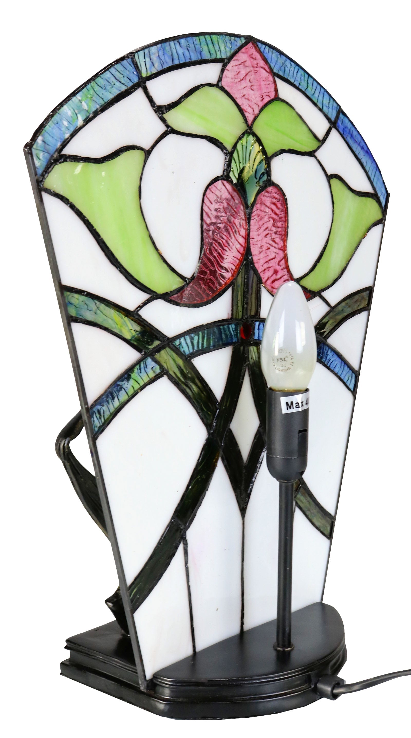 Floral Art Deco Dancer Figurines Tiffany Stained Glass Lamp Tiffany Lamp New Zealand and Australia