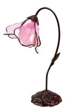 Elegant Flower Pink Water Lily Style Tiffany Table Lamp