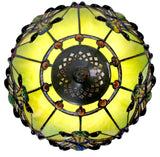 Amazing 12" Green Dragonfly Tiffany Bedside Lamp