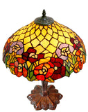 16" Flower Garden Blossom Style Tiffany Table Lamp