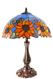 16" Large Sunflower Under the Blue sky Tiffany Table Lamp