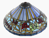 16" Red Fruit Berry Bean Wisteria Style Tiffany  Pendant Light