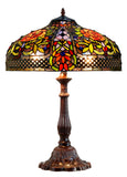 Timeless Collection@ Huge 18 inches Rose  Style Tiffany Table Lamp