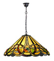 16" Victorian Ribbon Style Tiffany  Pendant Light