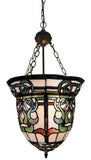 Gorgeous Antique Style  iris flower Tiffany Up-lighter Pendant Lights