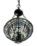 Gorgeous Antique Style  iris flower Tiffany Up-lighter Pendant Lights