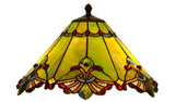 Large Jewel Carousel Green  Stained Glass Tiffany Floor Lamp