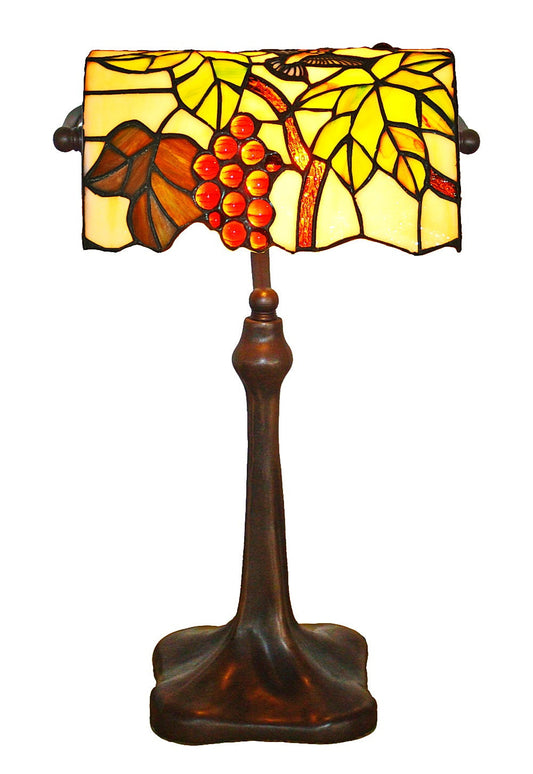 Grape Style Tiffany Banker Lamp