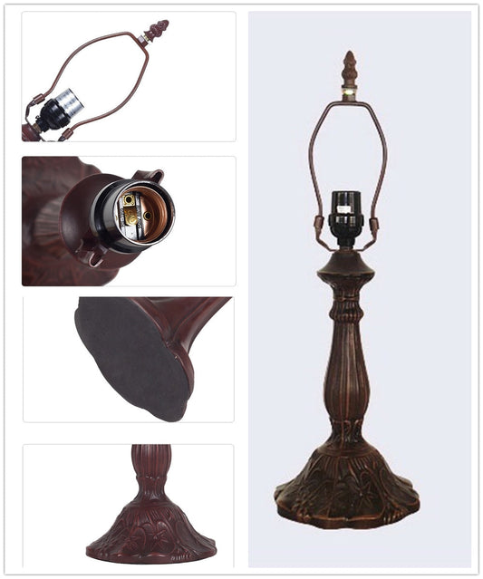 1 Lights  Metal Vintage Lamp Base  for 12"Tiffany Table Lamp