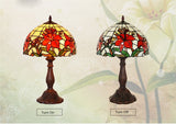 12" Fabulous Lily Style Tiffany Bedside Lamp