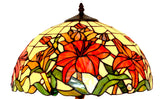 Large 16" Blooming lily Style Tiffany Table Lamp