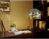 Limited Edition@Large Tiffany Reproduction Flowering Lotus Table Lamp