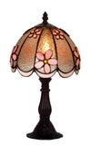 Amazing 8" Pink Daisy Style Tiffany Mini Table Lamp