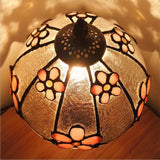 Amazing 8" Pink Daisy Style Tiffany Mini Table Lamp