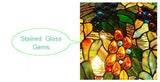 Large 16" Grape Style Stained Glass Cafe Tiffany Hanging Light