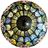 Large 16" Tulip Style Stained Glass Cafe Tiffany Hanging Light