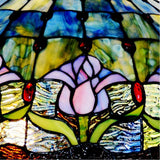 Large 16" Tulip Style Stained Glass Cafe Tiffany Hanging Light