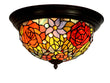 Rose Tiffany Style  Flush Mount Ceiling Lights