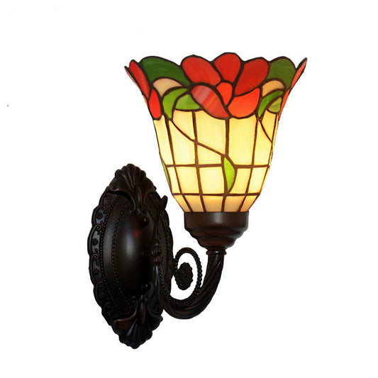 Flower Style  Tiffany Wall up lights wall Sconce