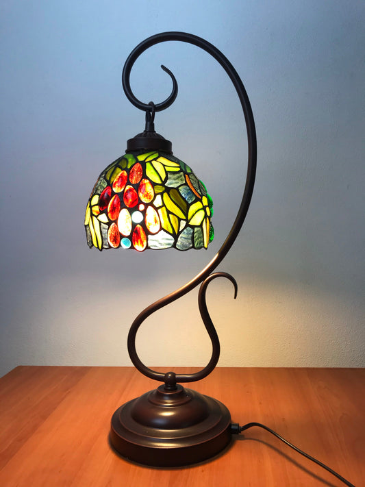 Grape Style Tiffany Accent Table Lamp